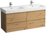 Laufen Base 2.0 dulap 127x44.5x51.5 cm sub chiuveta pe perete stejar H4113341082671 (H4113341082671)