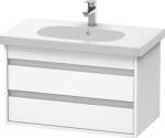 Duravit Ketho szekrény 80x45.5x48 cm mosdókagyló alá akasztható szürke KT664700707 (KT664700707)