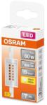 OSRAM Bec LED Osram SLIM LINE, R7s, 7W (60W), 806 lm, lumina calda (2700K), 78mm, O20mm (O5432710)