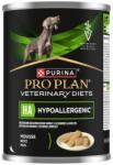 PURINA PRO PLAN Veterinary Diets Canine HA Hypoallergenic 400g ételérzékenység esetén, nedves táplálék felnőtt kutyák és kölykök számára