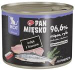 Pan Mięsko PAN MIĘSKO Pulyka lazaccal nedves kaja kiscicák számára 200 g