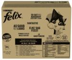 FELIX Fantastic Vidéki Ízek zselében Hús Mix 120x85g marha, csirke, kacsa és bárány, nedves macskaeledel