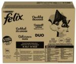 FELIX Fantastic DUO Mix Vidéki Ízek zselében 120x85g marha és baromfi, pulyka és máj, csirke és vese, kacsa és bárány, nedves macskaeledel