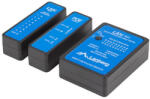 Lanberg NT-0404 hálózati kábelteszter PoE teszter Fekete, Kék (NT-0404)