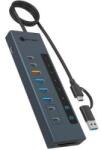 RaidSonic IB-HUB1742CR-C2PD 11-in-1 HUB mit PD & Cardreader