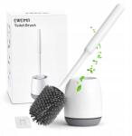 Eweima Wc kefe Szilikon Falra szerelhető fúrás nélkül Fehér (B087CTS6YH)