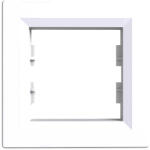 Leziter Cadru simplu alb Leziter Nova 83x83 mm pentru modul, margini rotunjite (LN1KERV-F)