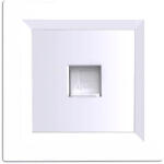 Leziter Priza UTP RJ45 Leziter Nova cu cadru alb, montaj îngropat, IP20 (LN1KERV-F_LNUTP-F)