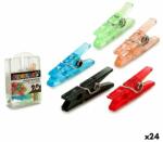 Pincello Cârlige Pincello Multicolor Plastic (24 Unități)