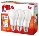 Philips 3 db Philips Pila LED izzó E27/13W/230V 2700K 8727900971736 (P7317)