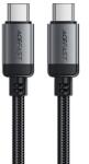 ACEFAST C20-03 USB-C kábel - USB-C 480Mb/s 3A 1.2m - Fekete