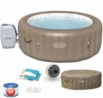 Bestway Felfújható Spa Jakuzzi Hidromasszázs Medence Fűtött Kerti Víz (60017)