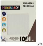 Pincello Etichete autoadezive Pincello Alb Ø 10 mm 17 x 4 x 19 cm (12 Unități)