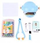  Interaktív Rajzoló Robot Gyerekeknek, Oktató Szett, Kék