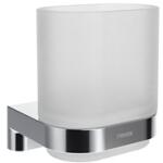 Ravak Chrome CR II 210.00CR pohártartó pohárral, króm, üveg (RAV-X07P1364)