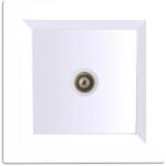 Leziter Priza TV RF Leziter Nova cu cadru alb, montaj îngropat, IP20 (LN1KERV-F_LNTVCS-F)
