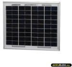 GreenPower Napelem 10W poli 290x330x25 (vezeték és csatlakozó nélkül) MWG-10 (MWG-10)