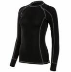 Highlander Tricou termoactiv de damă Highlander Outdoor Bamboo Base Layer Long Sleeve 190 - Black