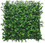 Mirpol Panou perete verde artificial din plastic tip buxus, 50x50 cm, UV (5902659145185)
