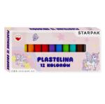 Starpak Plastilina Starpak, Unicorn, 12 culori