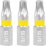 Strend Pro Set biti Torx TX25 Strend Pro, 3 bucati pentru surubelnita/masina de însurubat (2250255) Surubelnita
