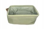  Muszlin tároló kosár zöld 20x14x10 CM (4000042)