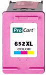 Procart Cartus compatibil HP 652XL tricolor, capacitate mare 21 ml, ProCart (ECO652CXL)