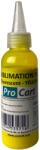 Procart Cerneala de sublimare fluorescenta galben neon, 100 ml, Procart (UV Blacklight) (FLOSUBYELLOW)