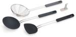 Joseph Joseph Ustensile de bucătărie NEST FUSION WOK 10576, set de 3 buc, oțel inoxidabil / silicon, Joseph Joseph (JS10576)