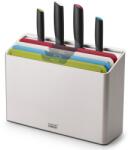 Joseph Joseph Placă de tăiat FOLIO ICON PLUS 60227 30 x 20 cm, set de 4 buc + cuțite de bucătărie, plastic, Joseph Josep (JS60227) Tocator