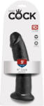 King Cock - dildo cu ventuză - negru - 23 cm (05419400000) Dildo