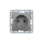 Leziter Priza încastrata Leziter Nova cu împamantare Schuko 16A, 250V, gri (LNFCS-SZ)