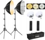  FGen Softbox, 2 x 85 W, 2700-6400 K, fotóstúdió szett (X0021IR0YB)