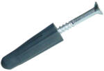 Tracon négyszögletes tipli+csavar M6x23mm szürke dübel TNCS6