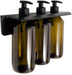 SAPHO Sapho/Aqualine GROUPER szappanadagoló fali 3x500ml barna (2160)