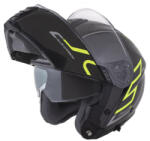 Cassida Modulo 2.1 Plus Carbon Felnyitható Bukósisak Napszemüveggel + Pinlock előkészítéssel (Fekete - sárga)
