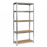 Intenso fém polc- 200 x 90 x 30 cm (5 polc)