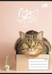 Victoria Füzet, tűzött, A5, vonalas, 32 lap, 4-8. osztály, COOL BY VICTORIA Cats Forever , 21-32 (ISVFC113) - kellekanyagonline