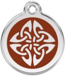 Red Dingo Rozsdamentes törzsi nyilak mintás acél biléta barna - falatozoo