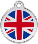 Red Dingo Rozsdamentes UK zászló mintás acél biléta - falatozoo