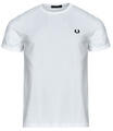 Fred Perry Rövid ujjú pólók RINGER T-SHIRT Fehér EU XL