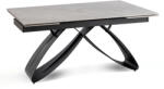  Luigi kerámia kihúzható asztal 160-240 cm, szürke márvány/fekete színben (ME-LUIGI-P-CZ-S160-240)