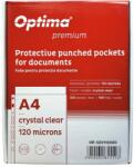 Optima File protectie cristal A4, 120 microni, 100 buc. /set, Optima Premium (OP-503112000)