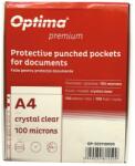 Optima File protectie cristal A4, 100 microni, 100 buc. /set, Optima Premium (OP-503110000)