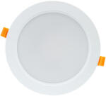 spectrumLED DURE 3 DOWNLIGHT 18W WW 230V 110deg IP54 IK06 170x34 WHITE round integrated driver SLI043008WW_PW SpectrumLED (SLI043008WW_PW)