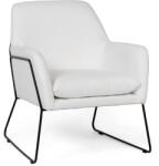  Fotoliu de design alb MILAN