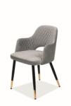  Scaun FRANCO VELVET gri