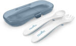 Nuvita 2Darabos kanál szett tárolóval - Powder blue - 8477