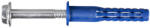  FFS Lapos peremű dübel hatlapfejű csavarral 10x80mm ultramid horganyzott - bakonykotoelem - 154 Ft