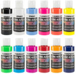 CreateX Colors CreateX airbrush festék készlet nyári színek Summer Hues, 12x60ml (5818-00) () (CREA-5818)